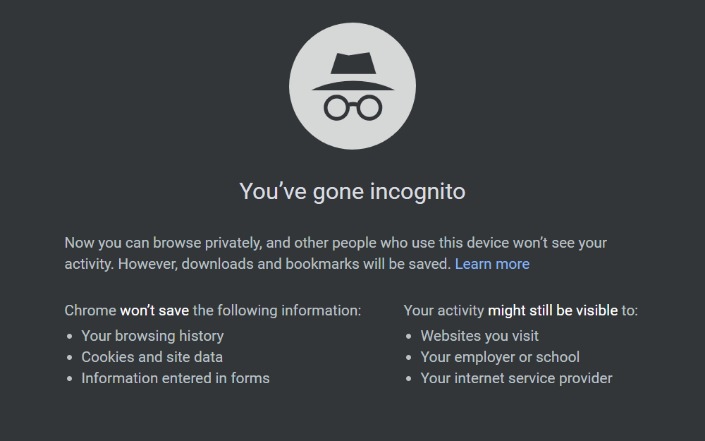 incognito url