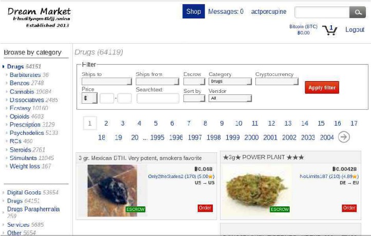 darknet markets list 2026