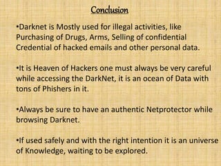 accessing darknet market